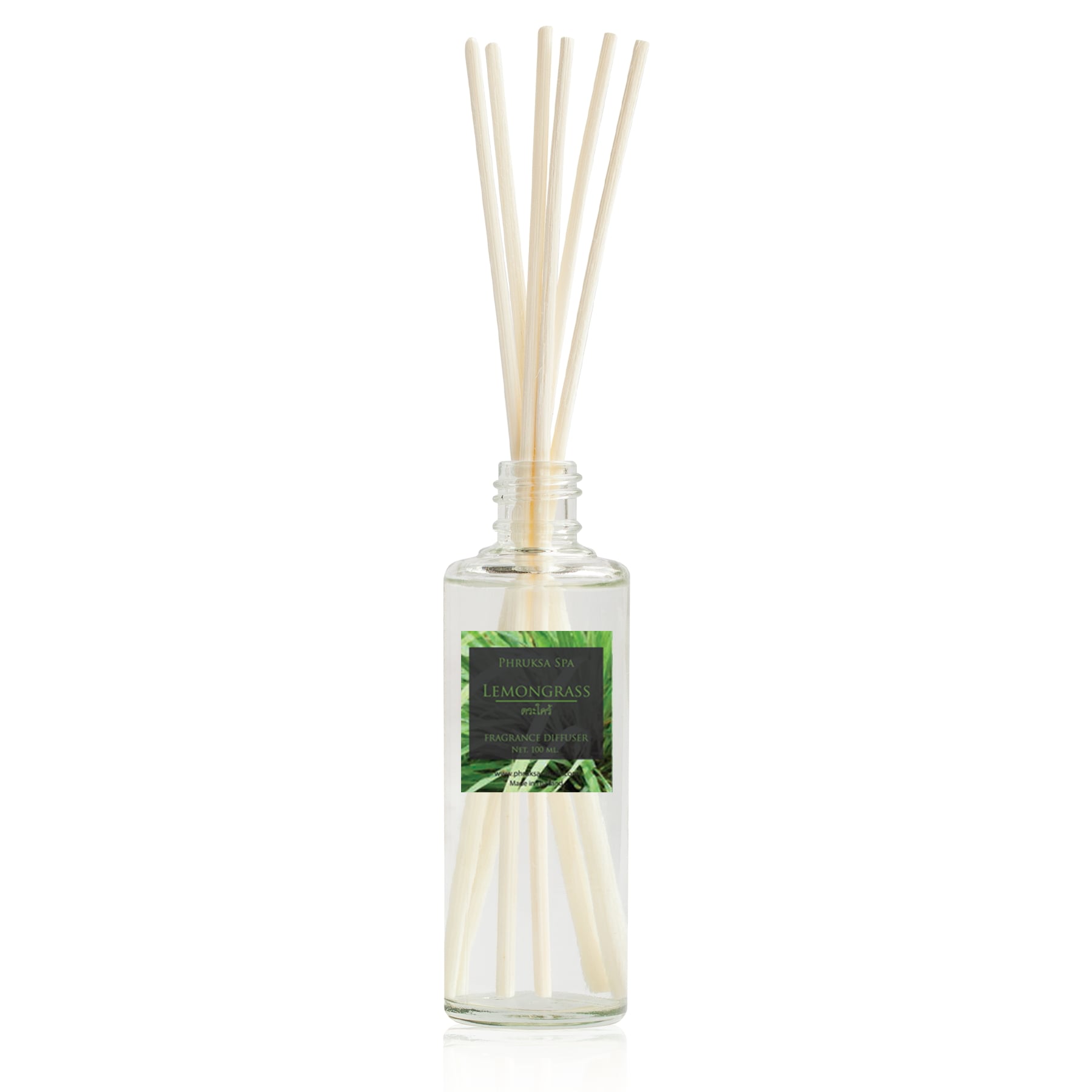 ก้านไม้หอมปรับอากาศ PHRUKSA SPA รีฟิล ขนาด 100 มล.  กลิ่น LEMONGRASS_0
